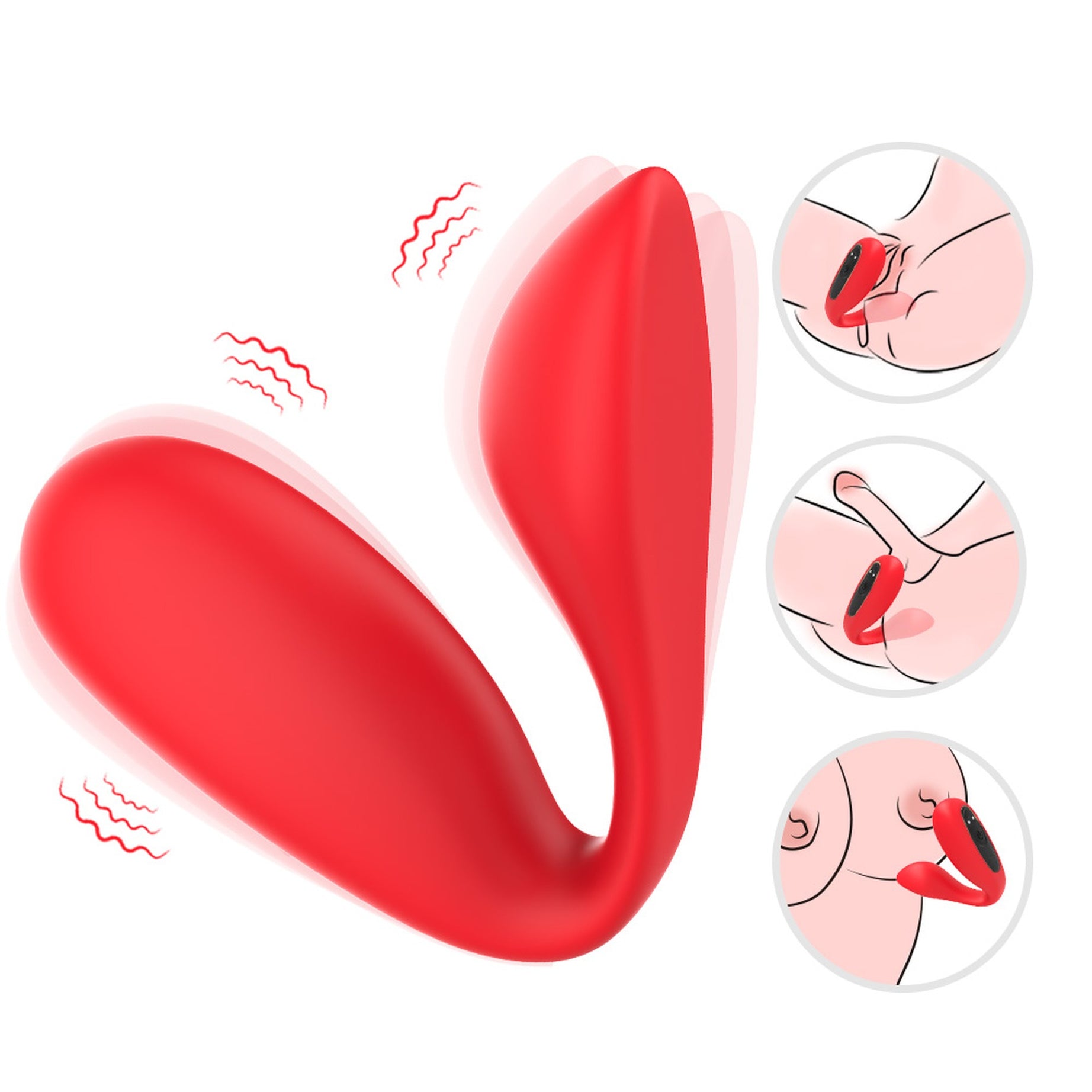 Ultrasonic Wave Vibratore di Coppia