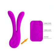 Ulysses Vibratore Rabbit Scissor Shape con 12 differenti vibrazioni