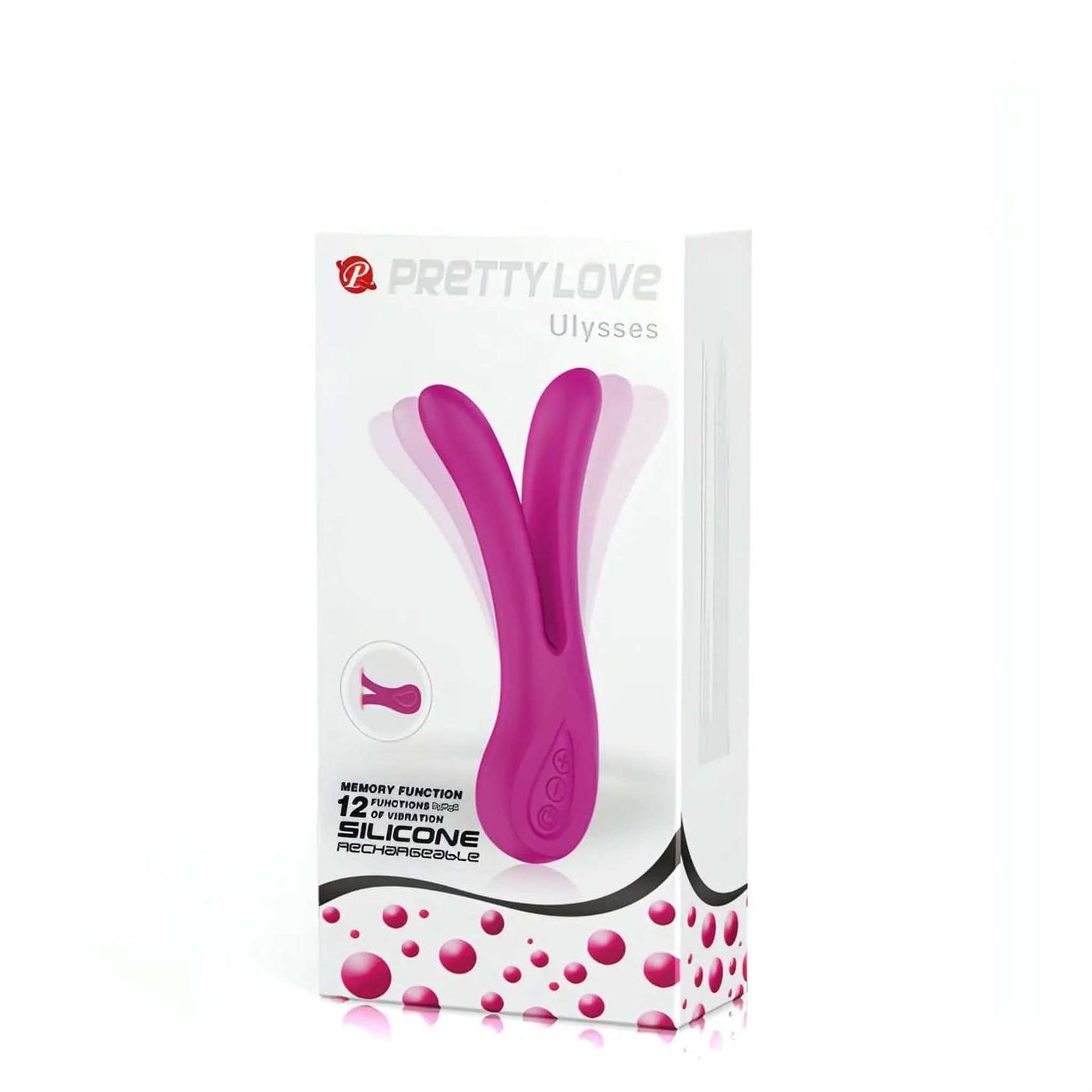 Ulysses Vibratore Rabbit Scissor Shape con 12 differenti vibrazioni