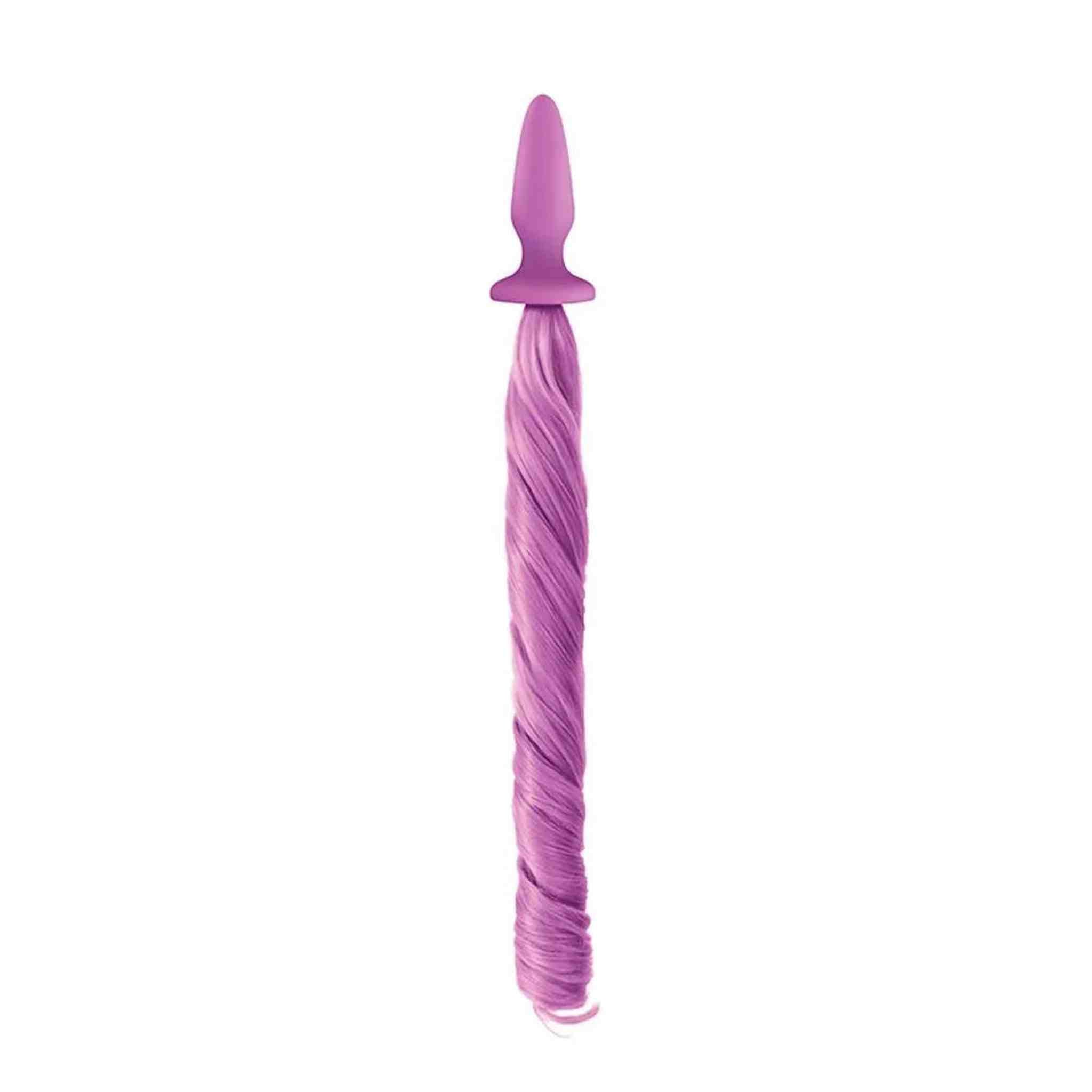 Unicorn Tails Plug Anale in Silicone con coda coordinata - Viola