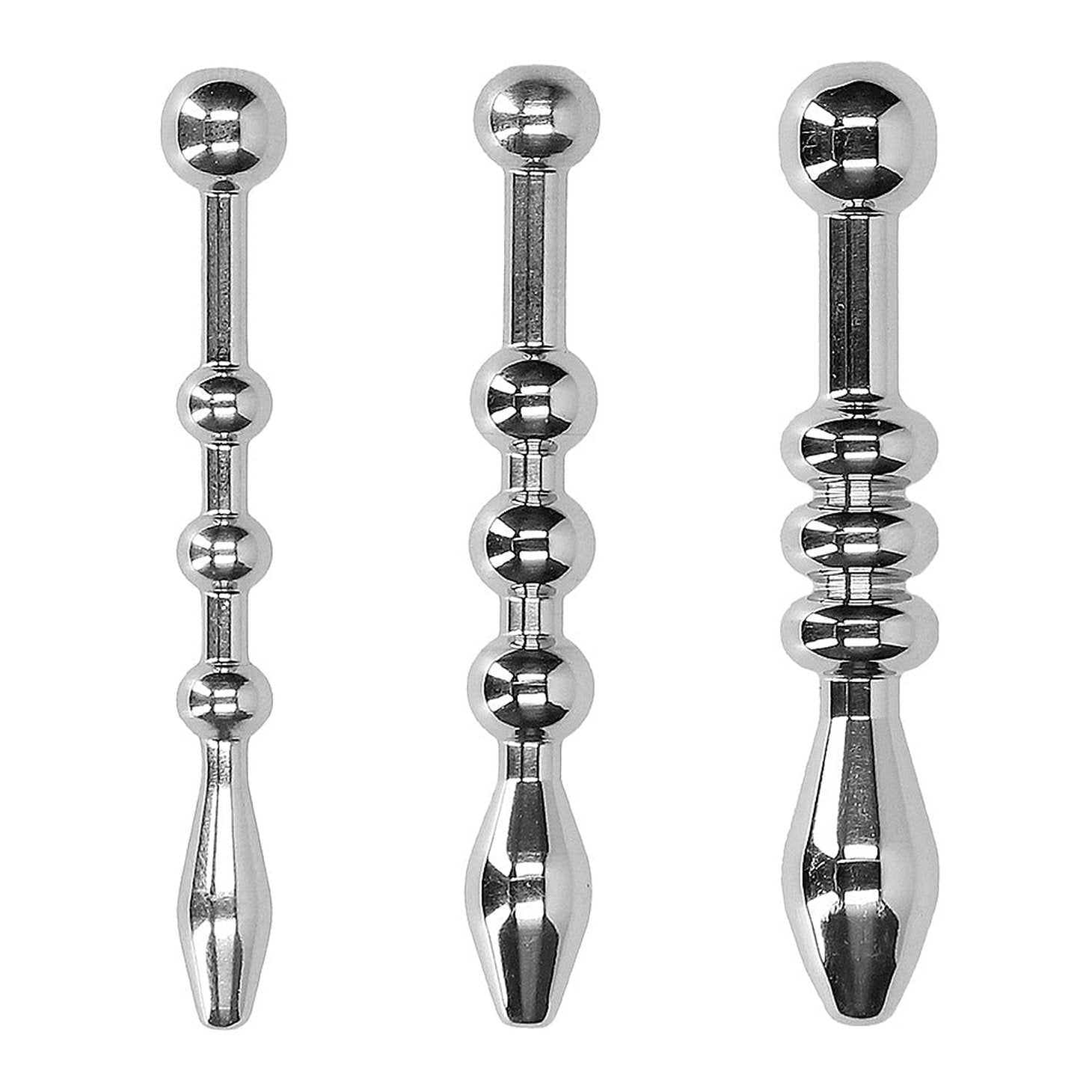 Urethral Sounding - Metal Plug Set Ouch!