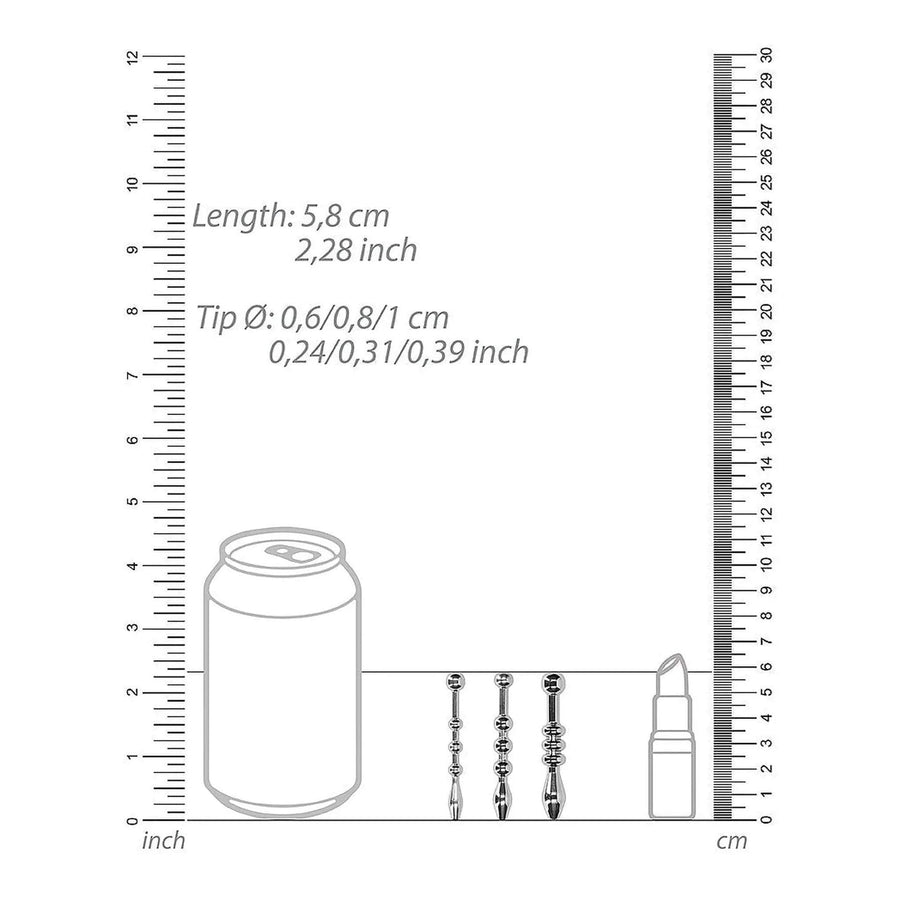 Urethral Sounding - Metal Plug Set