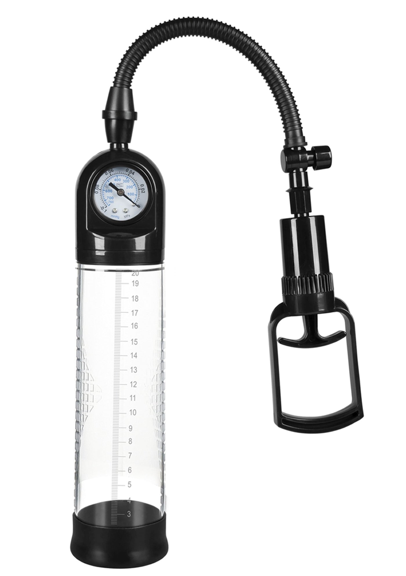 Vacuum con Manometro e Grilletto di Precione