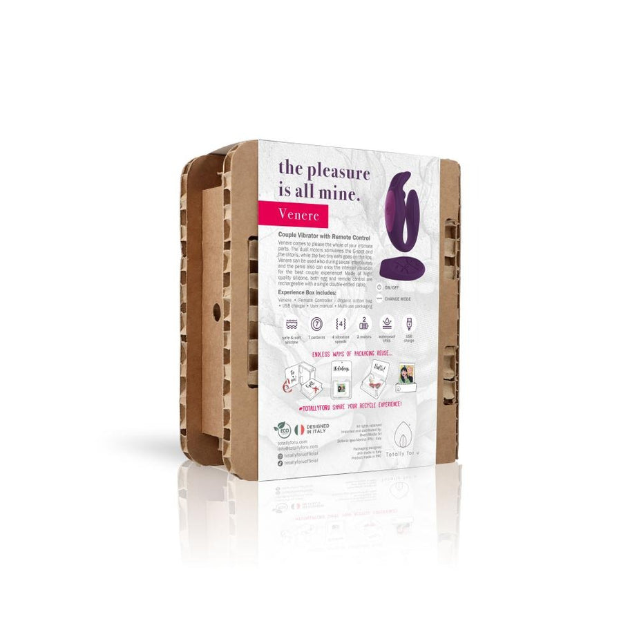 Venere Vibratore di Coppia con Telecomando Wireless