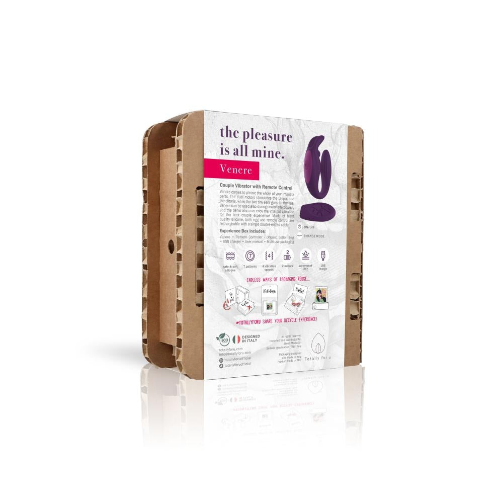 Venere Vibratore di Coppia con Telecomando Wireless