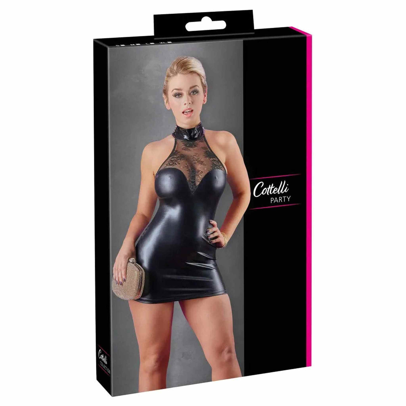 Vestitino Sexy Con Inserto Decoltè Trasparente