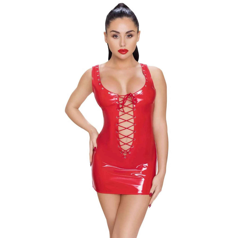 Vestitino in Vinile Rosso