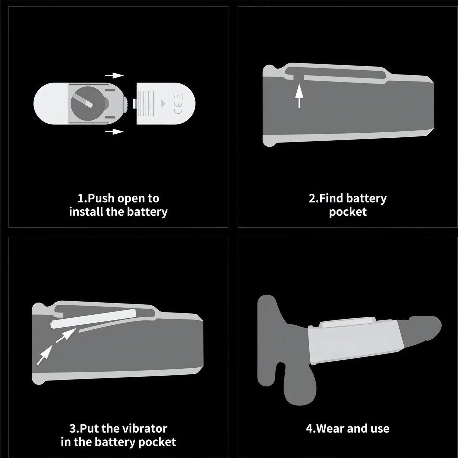 Vibrating Clouds Knights Guaina Fallica Stimolante con Vibrazione - Azzurro