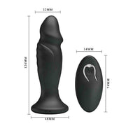 Vibratore Anale Con Glande Scolpito