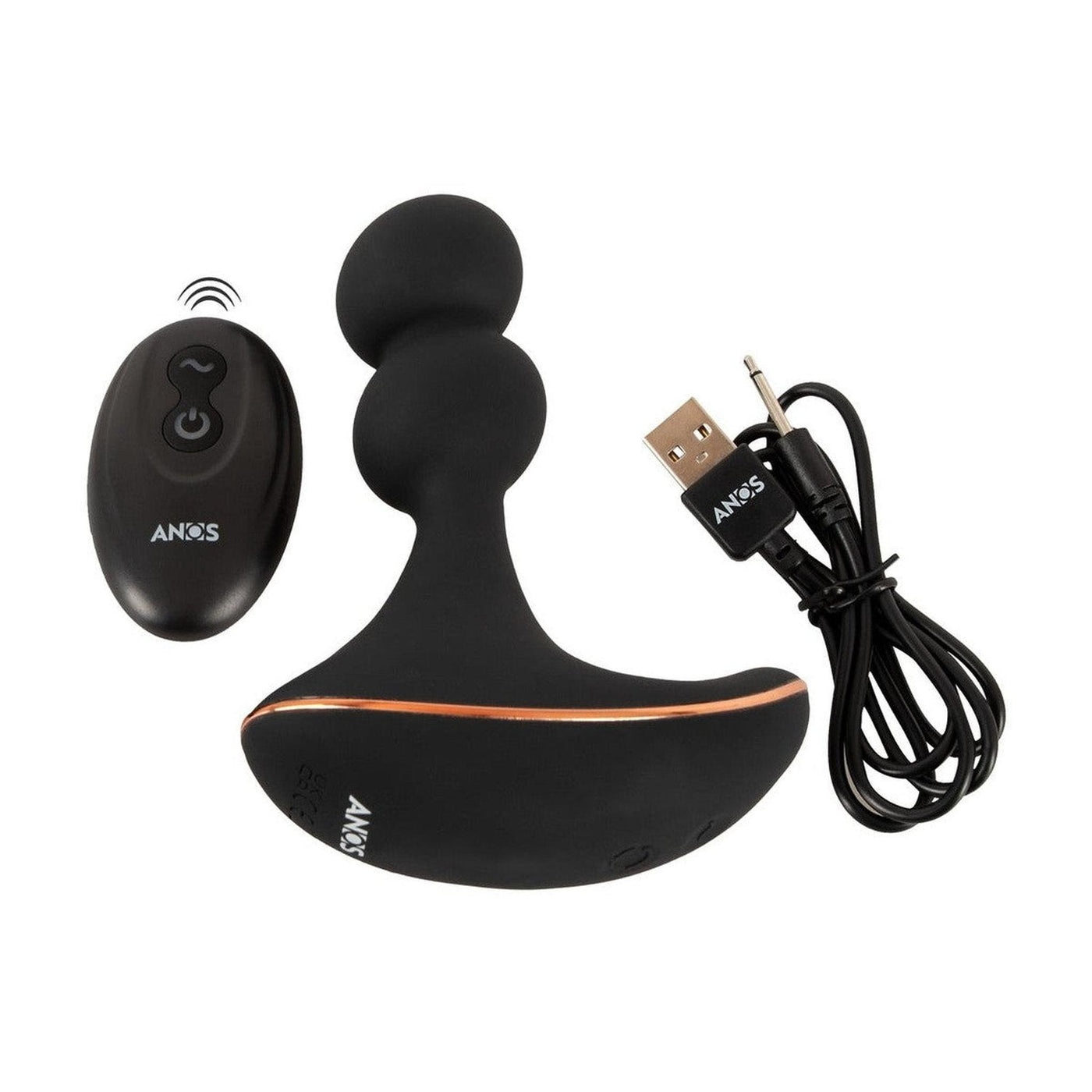 Vibratore Anale Con Rotazione 360°