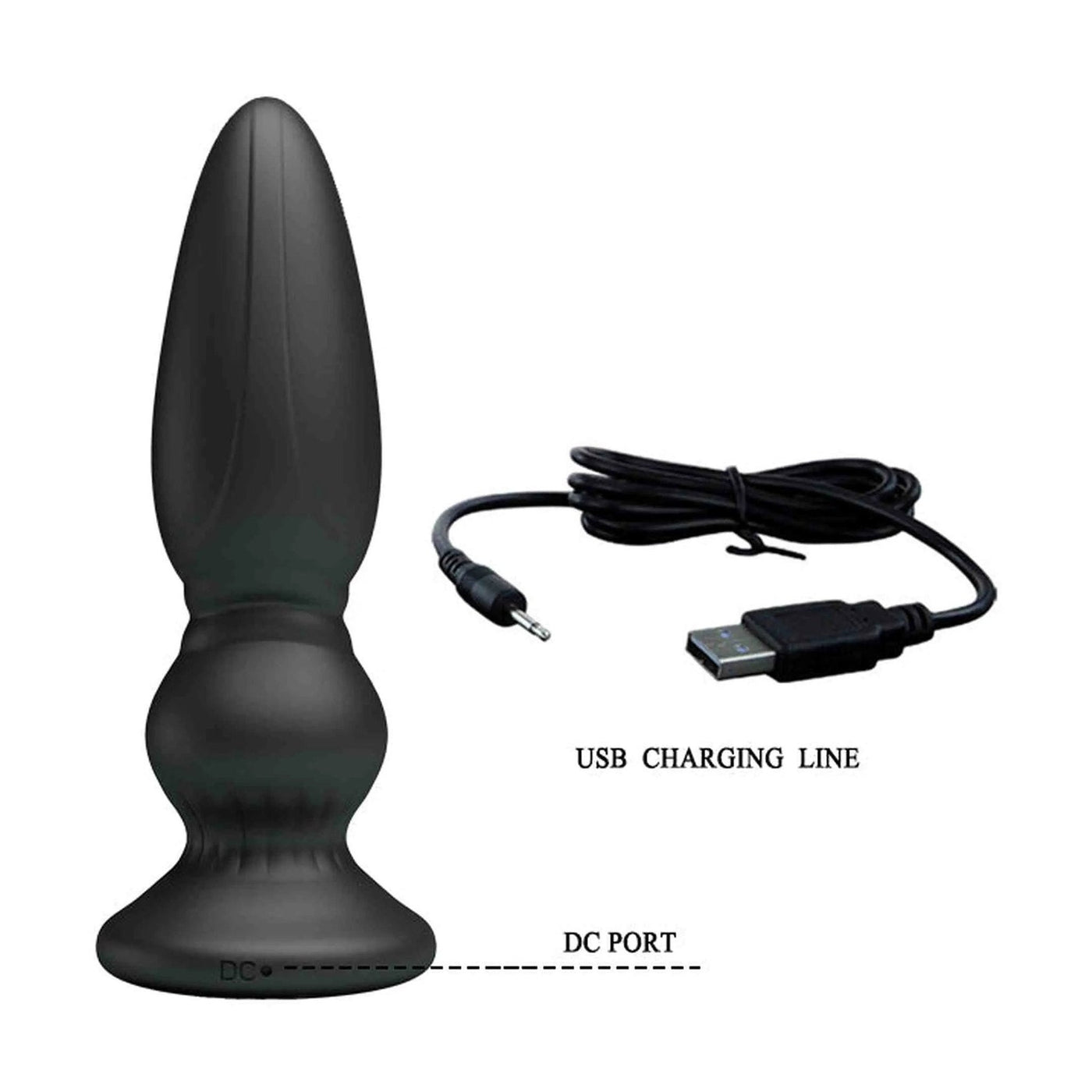 Vibratore Anale Ricaricabile Wireless con 12 vibrazioni