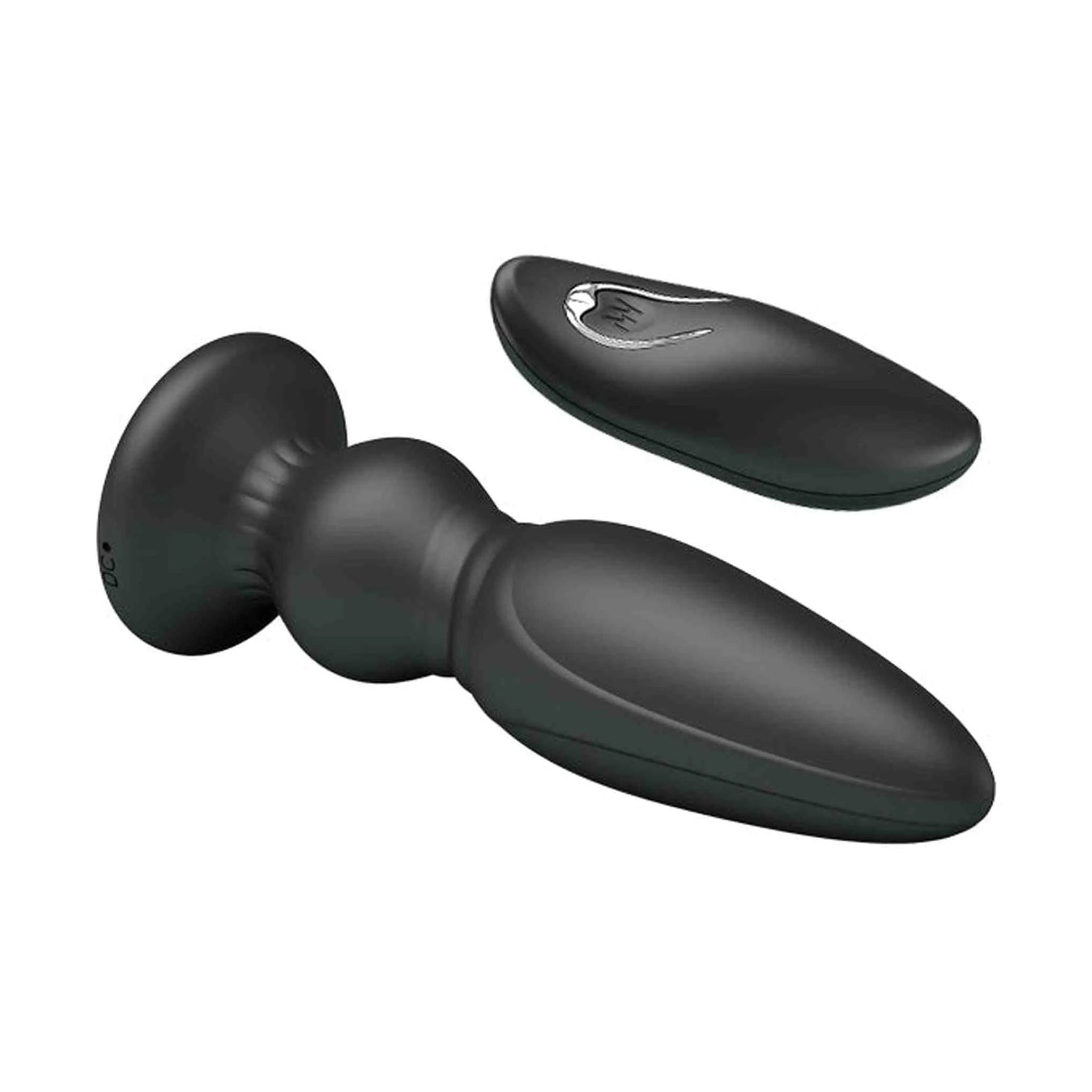 Vibratore Anale Ricaricabile con Telecomando Wireless 12 modalità di vibrazione