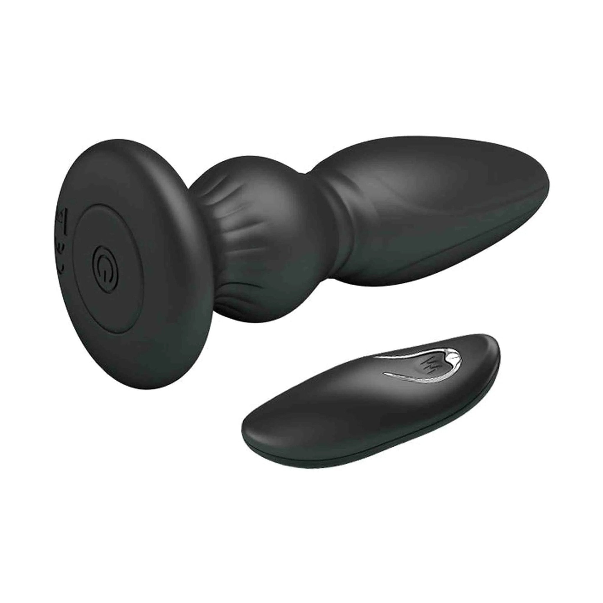 Vibratore Anale Ricaricabile con Telecomando Wireless 12 modalità di vibrazione