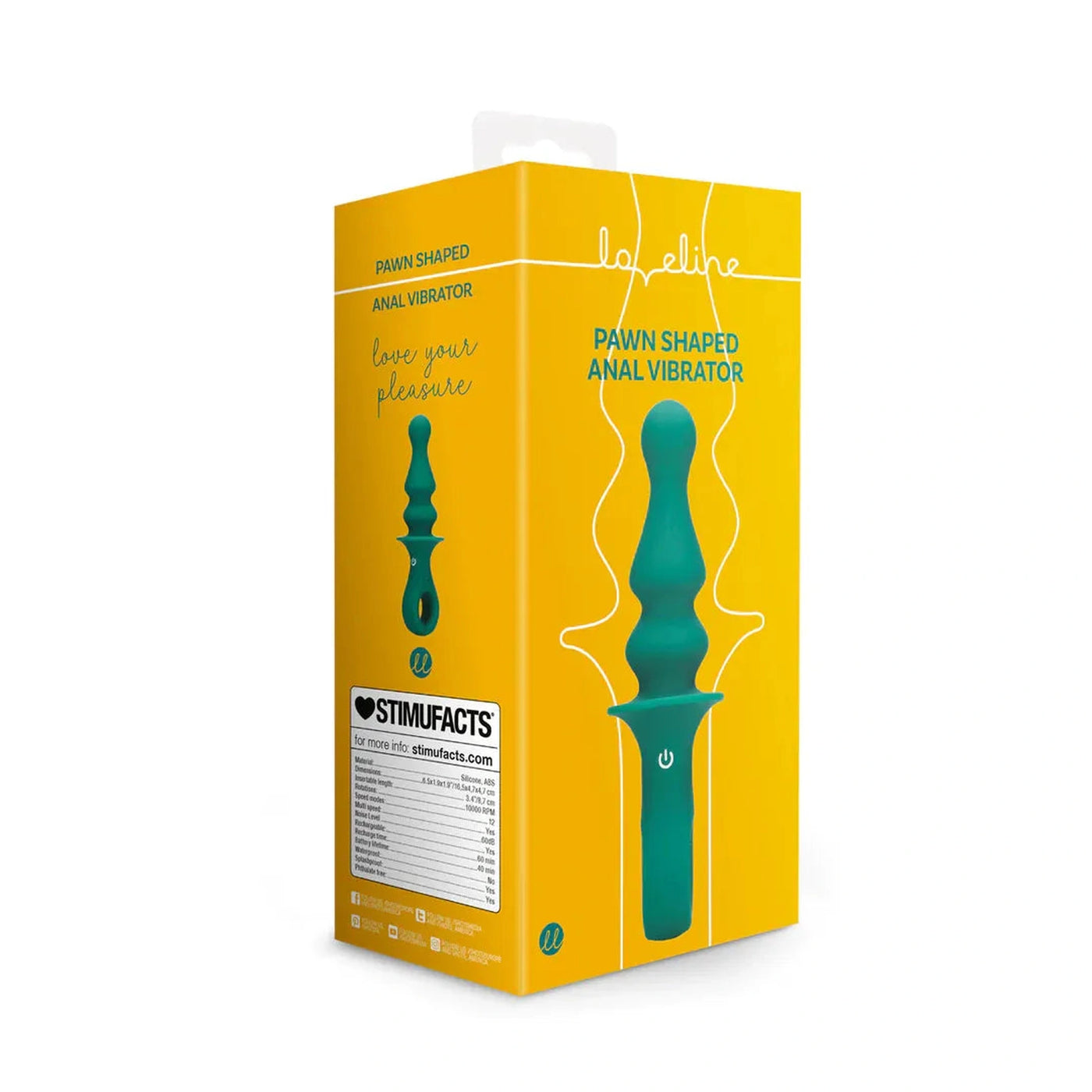 Vibratore Anale Scacco Matto con 12 vibrazioni diverse