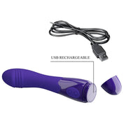 Vibratore Classico in Silicone con 30 modalità di vibrazione