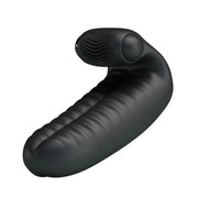 Vibratore DOPPIO da dita con stimolatore clitorideo
