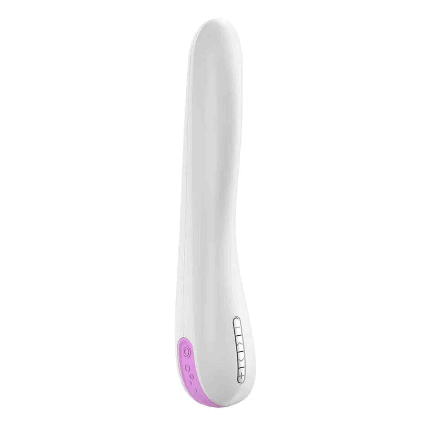 Vibratore Design OVO F6 - Bianco/Rosa