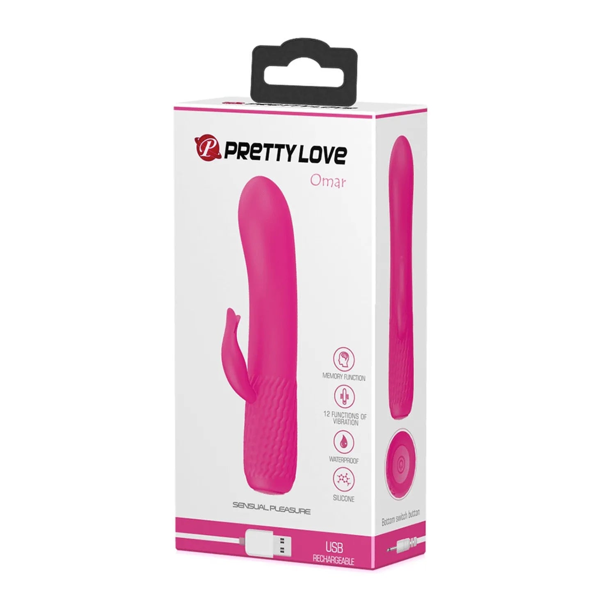 Vibratore Design in silicone Tim - 12 modalità di vibrazione, Ricaricabile, Silicone