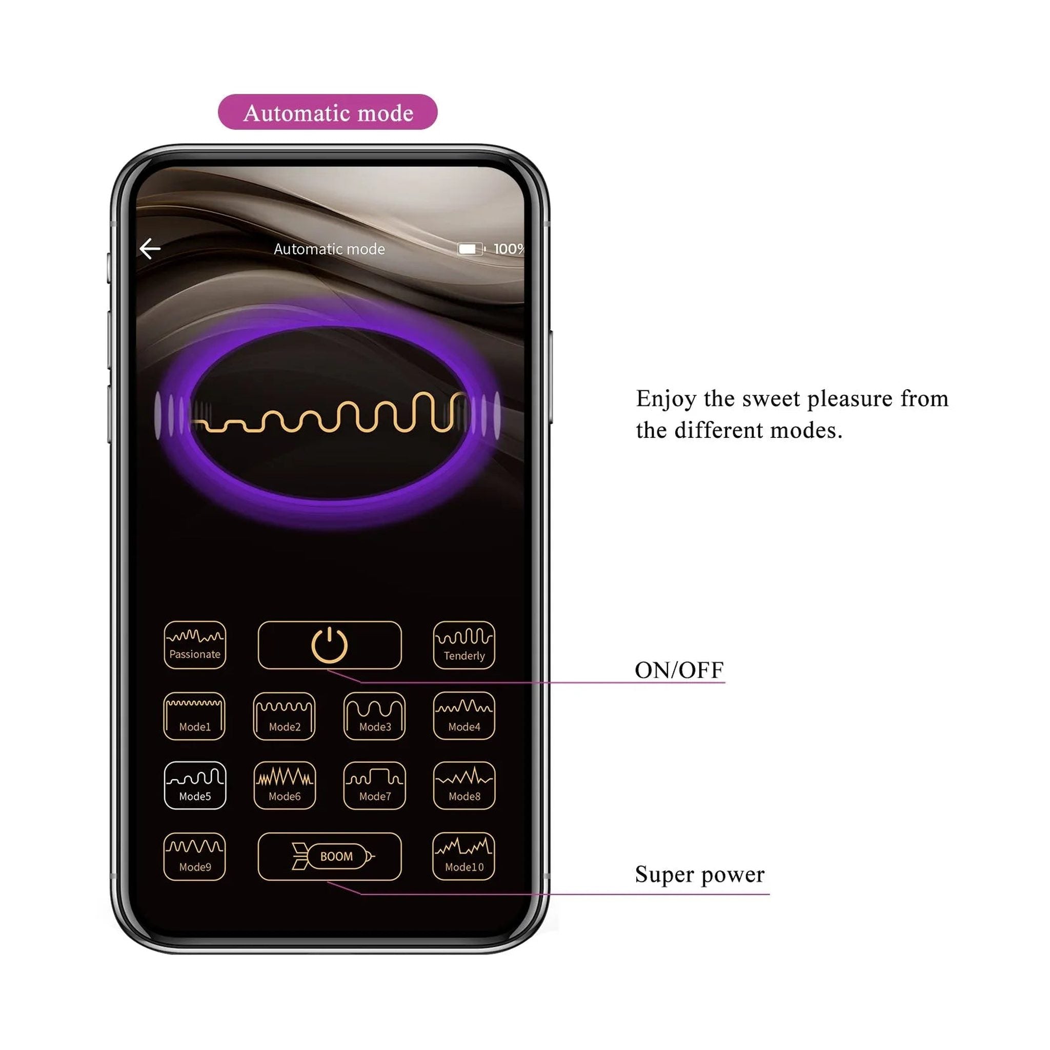 Vibratore Doppia Stimolazione Con Controllo Da Smartphone