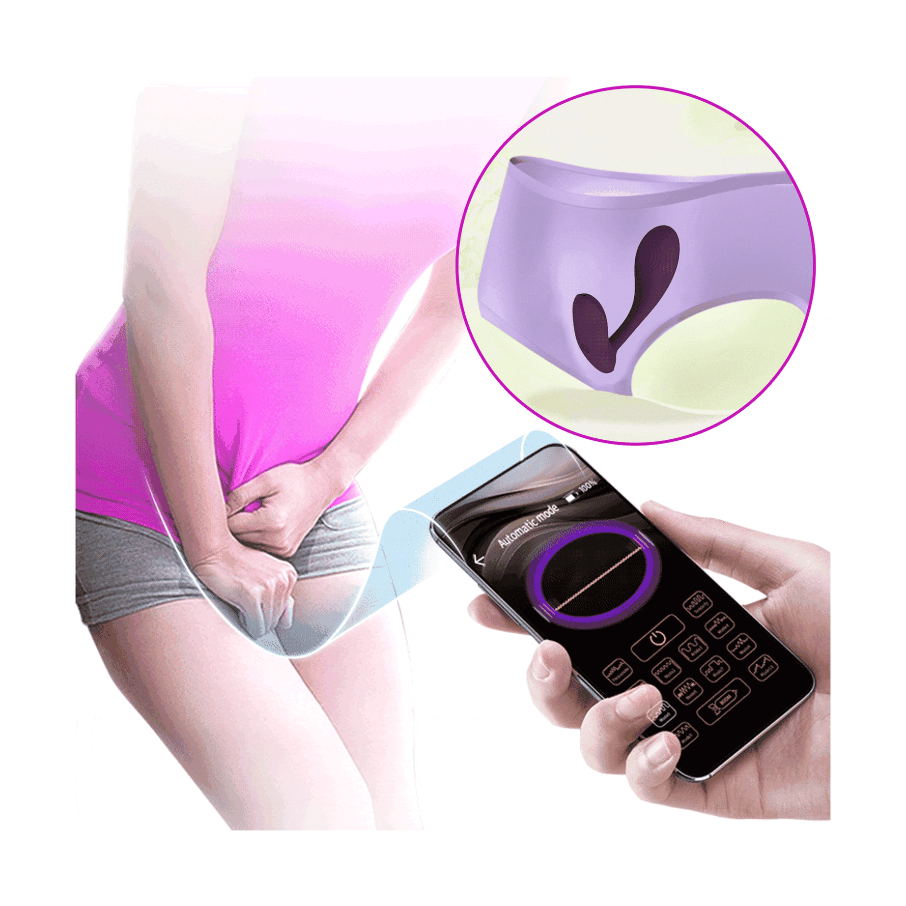 Vibratore Doppia Stimolazione Con Controllo Da Smartphone