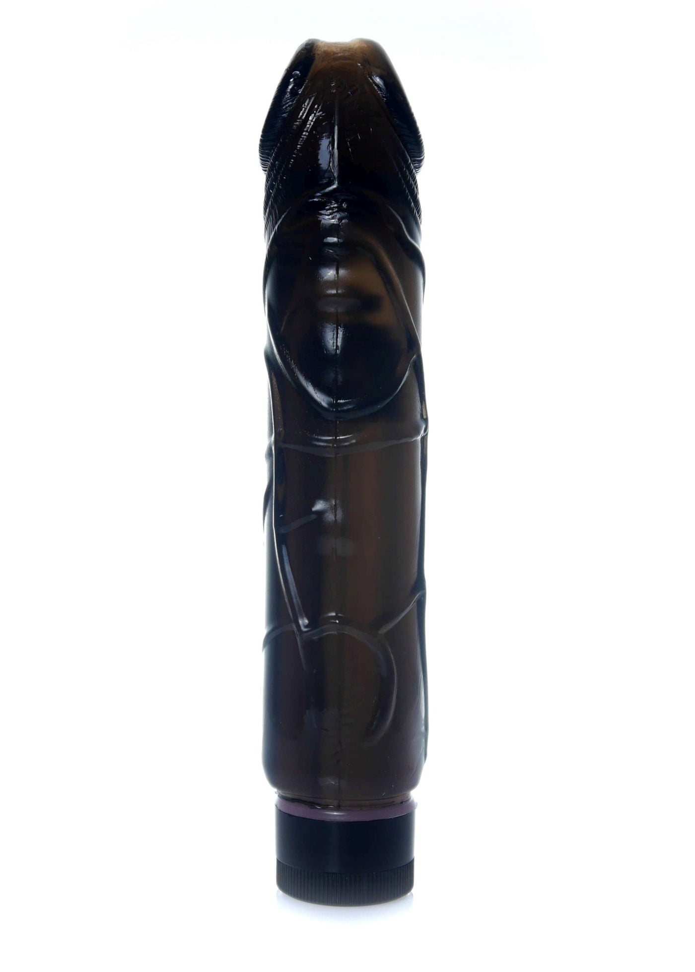 Vibratore Nero in Jelly 22 cm
