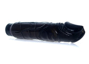 Vibratore Nero in Jelly 22 cm