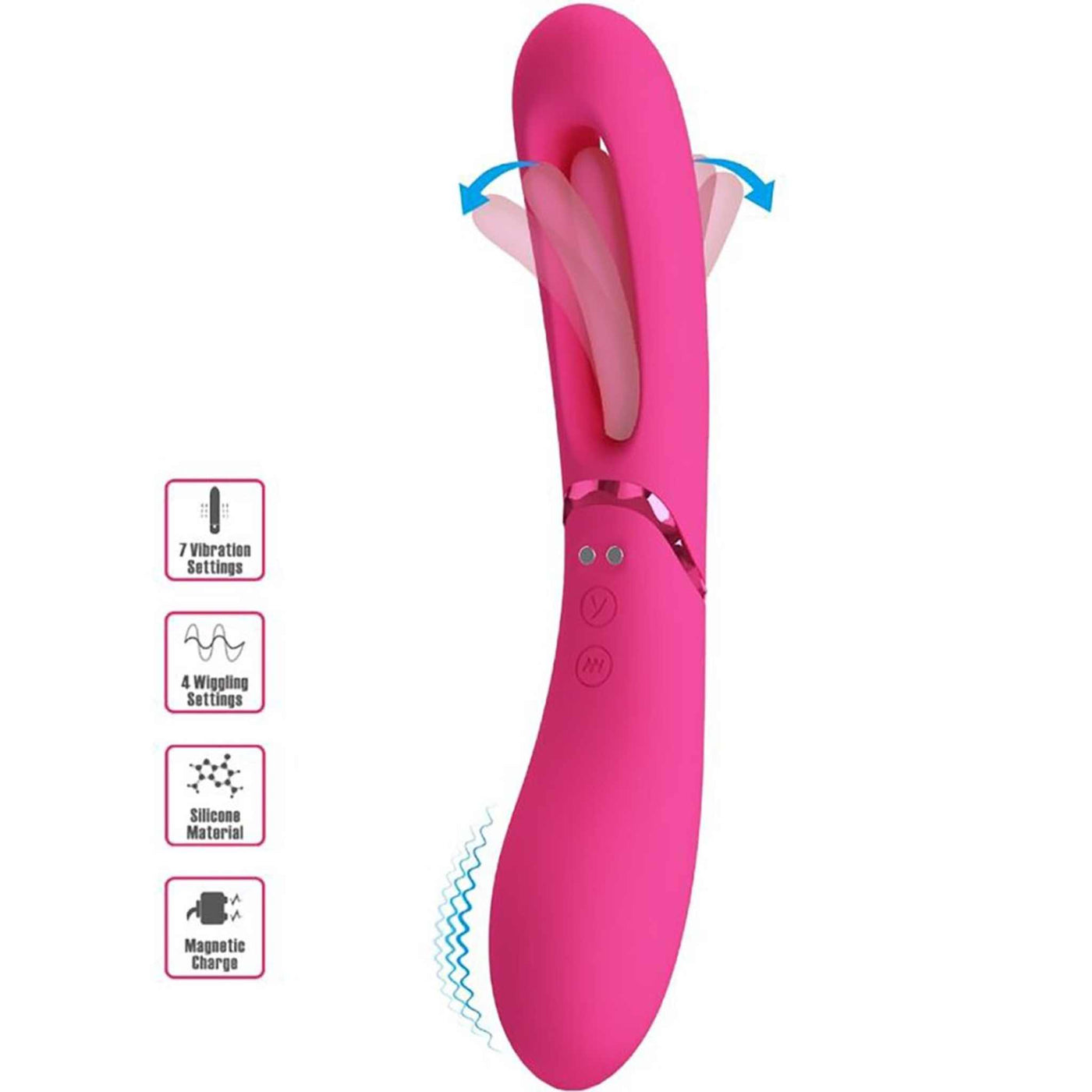 Vibratore Punto G Con Lingua Vibrante