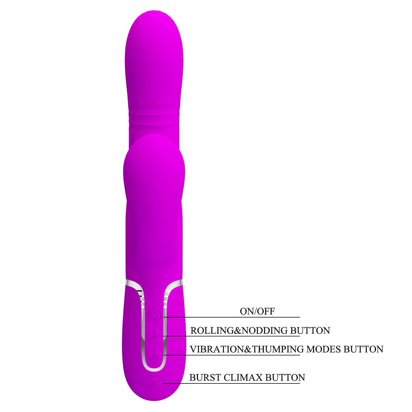 Vibratore Rabbit 4 Motori