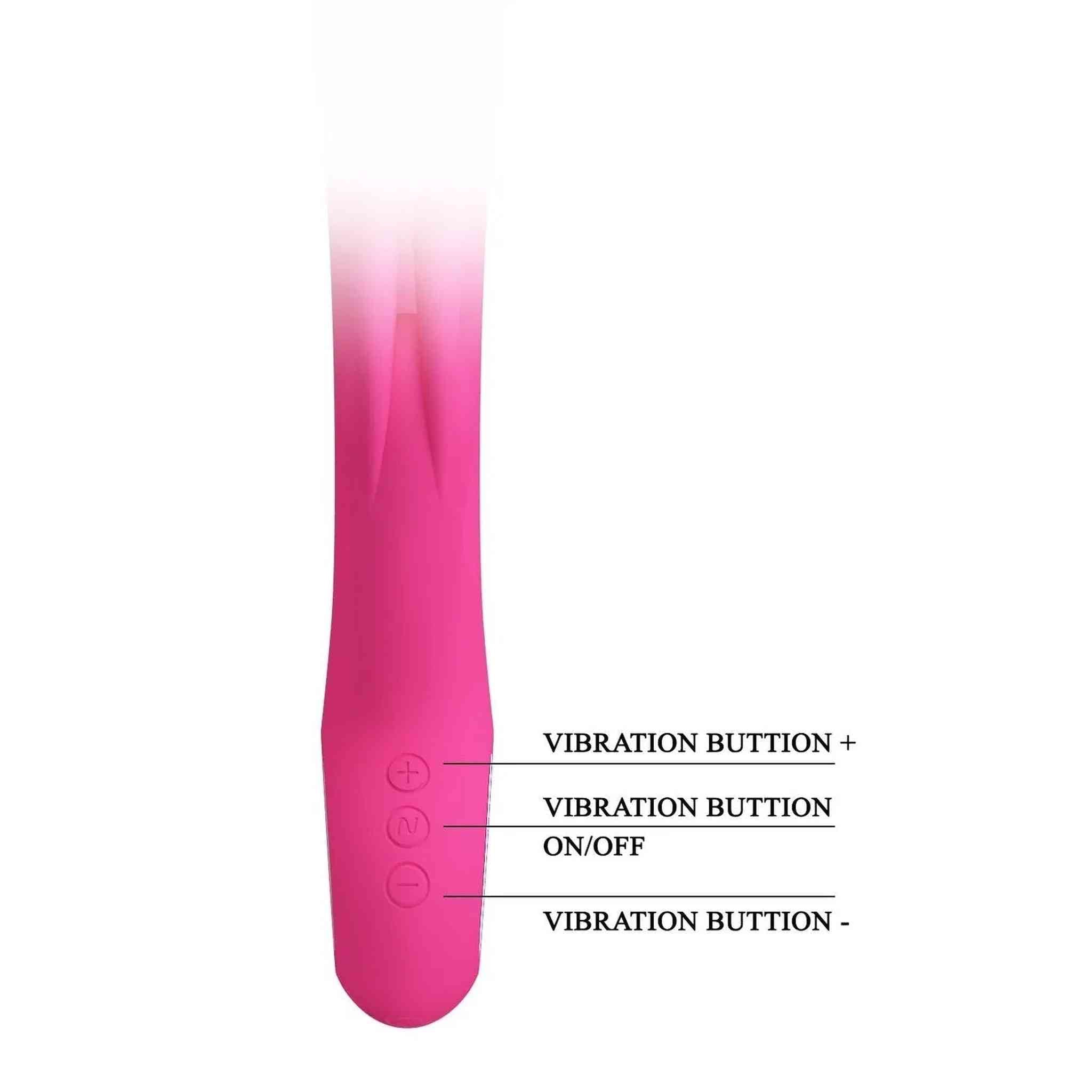 Vibratore Rabbit Carina - Silicone, Ricaricabile