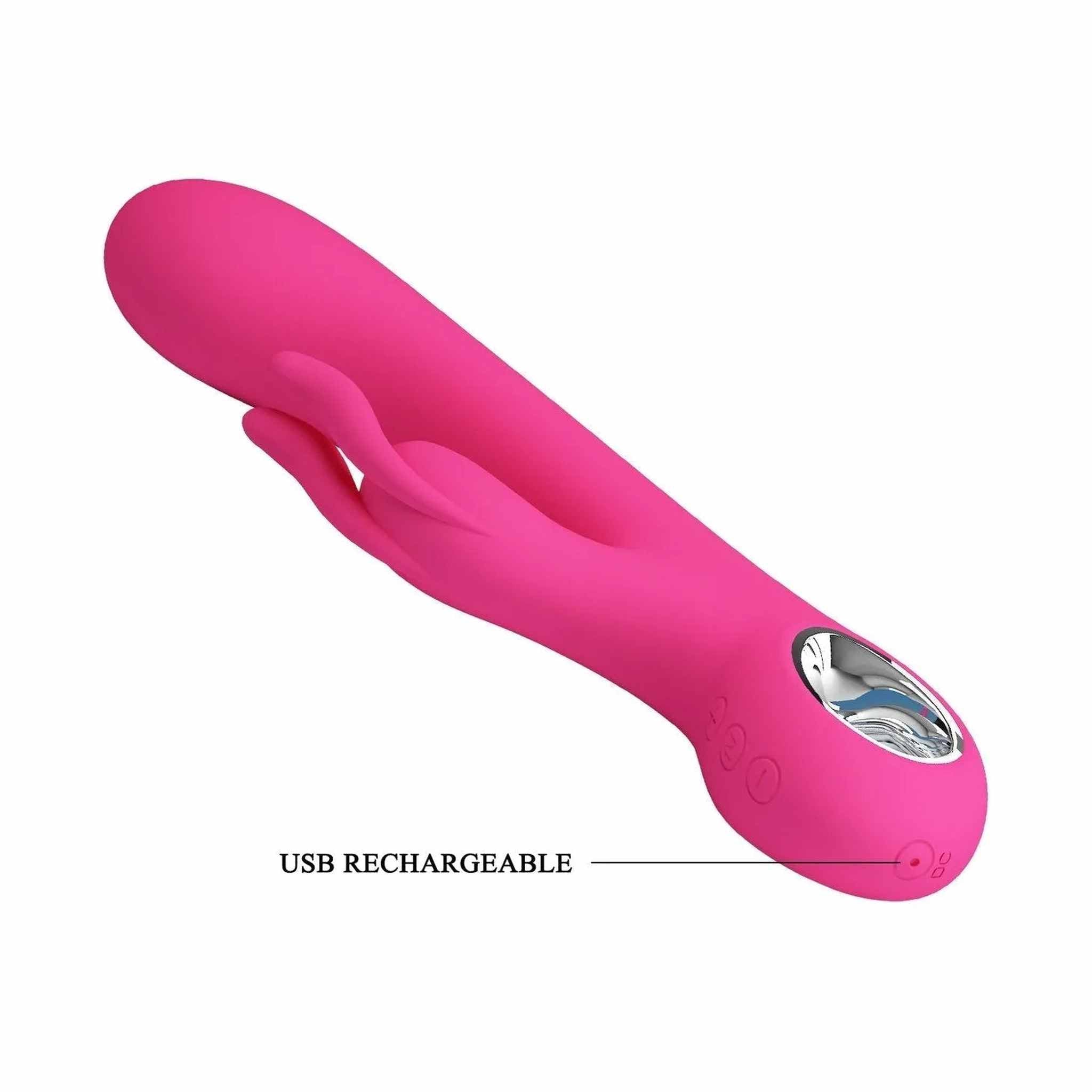 Vibratore Rabbit Carina - Silicone, Ricaricabile