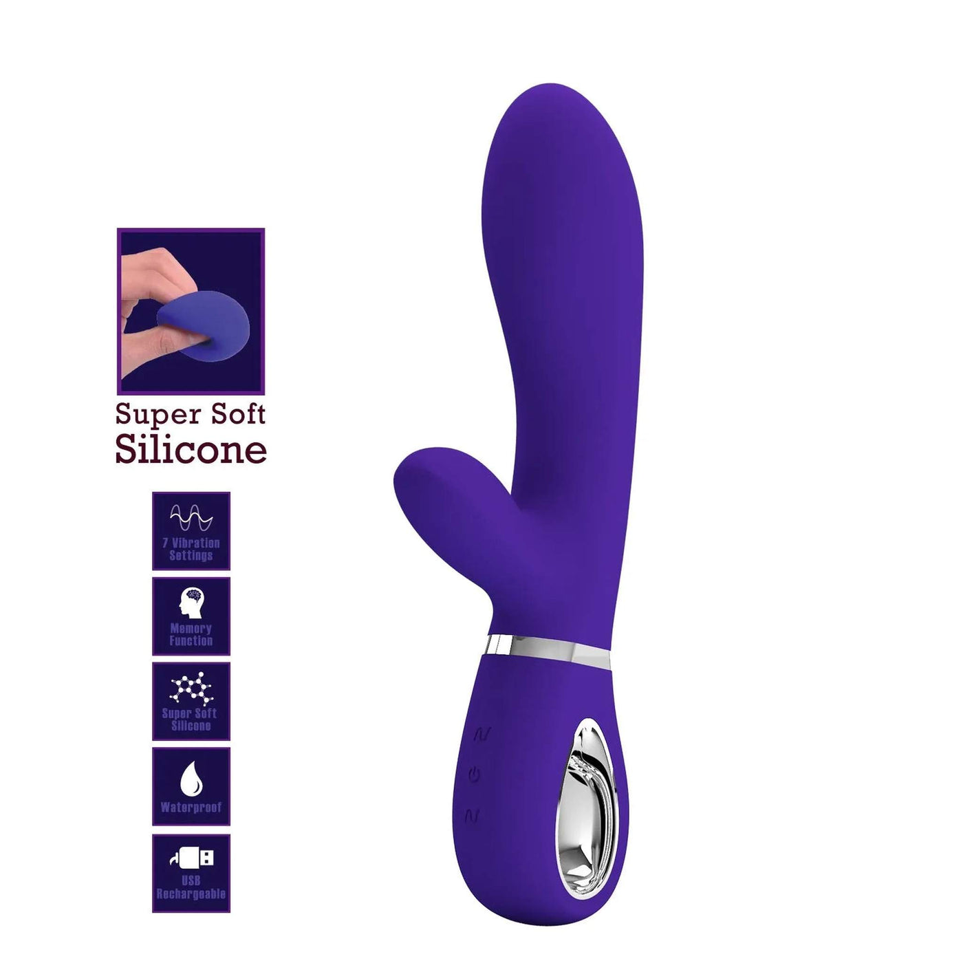 Vibratore Rabbit Elegante Con 12 vibrazioni