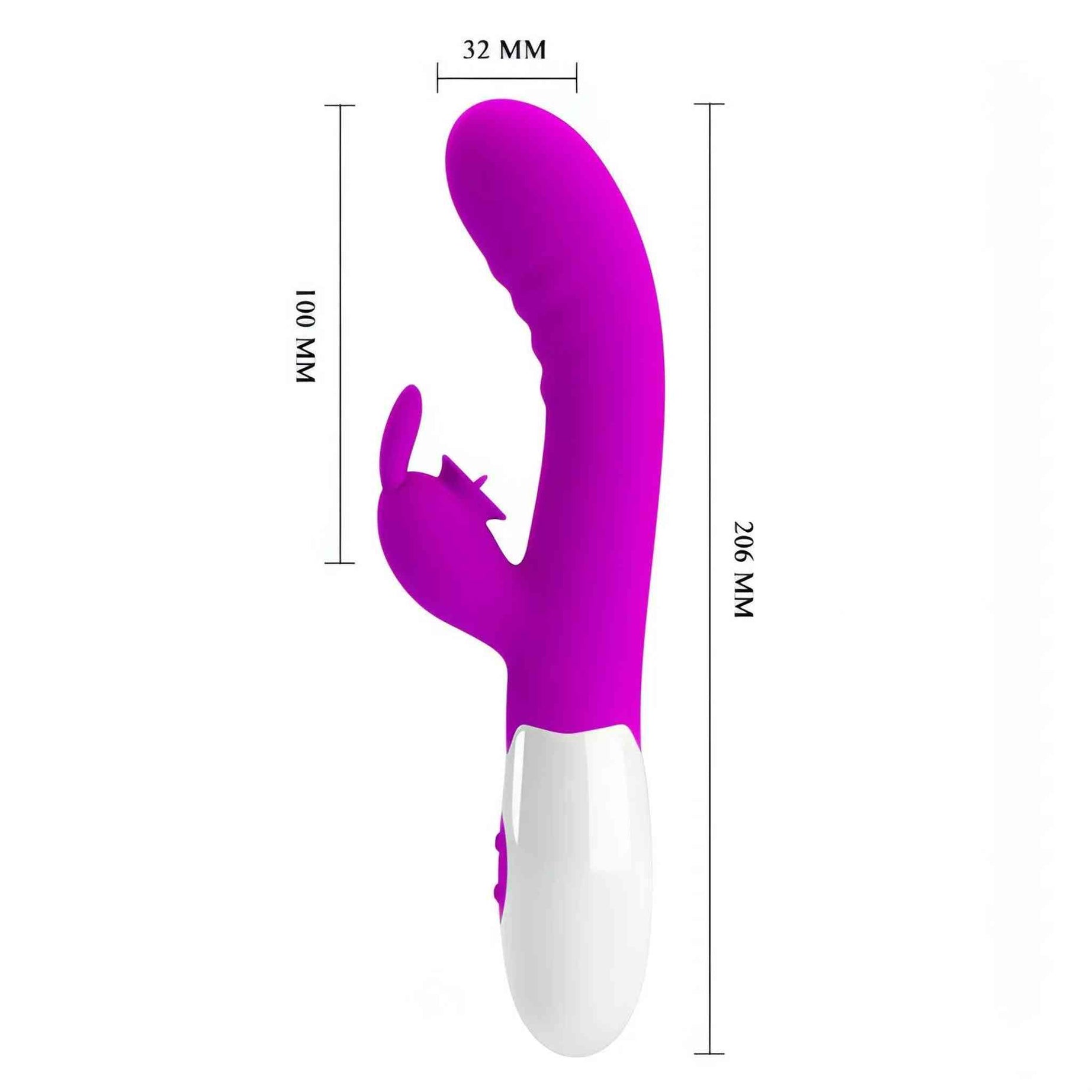 Vibratore Rabbit Silicone Medico – 30 Programmi e Licking Clitorideo