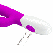 Vibratore Rabbit Silicone Medico con 30 Programmi e Licking Clitorideo