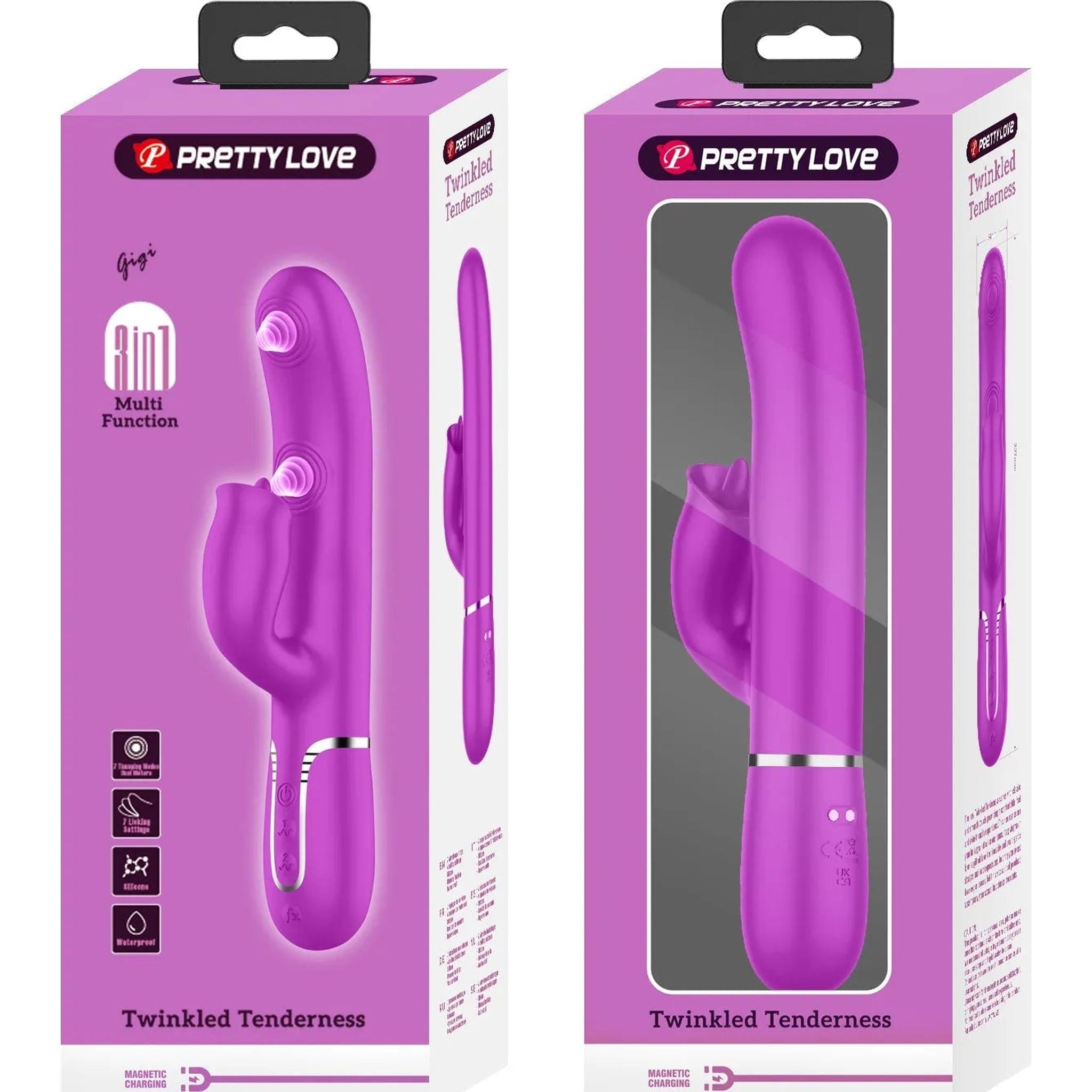 Vibratore Rabbit Thumping + Licking