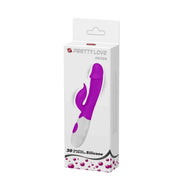 Confezione rettangolare vibratore rabbit Pretty Love Peter da 30 funzioni