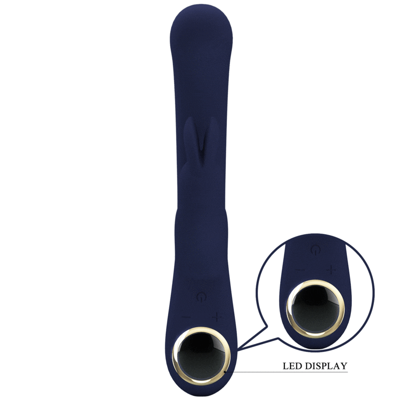 Rabbit Vibrator with Powerful Vibration and LED control for battery status and vibration in use