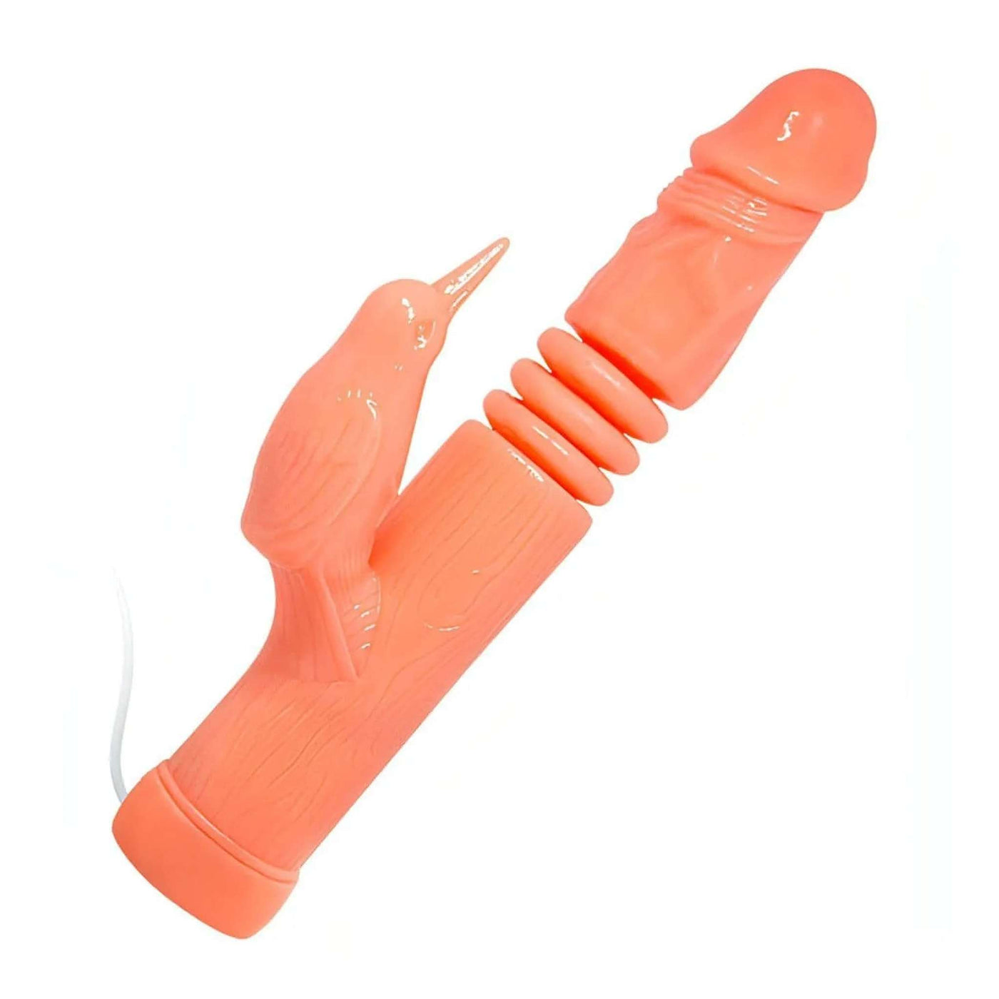 Vibratore Rabbit con Rotazione e UP & Down - Rosa Carne
