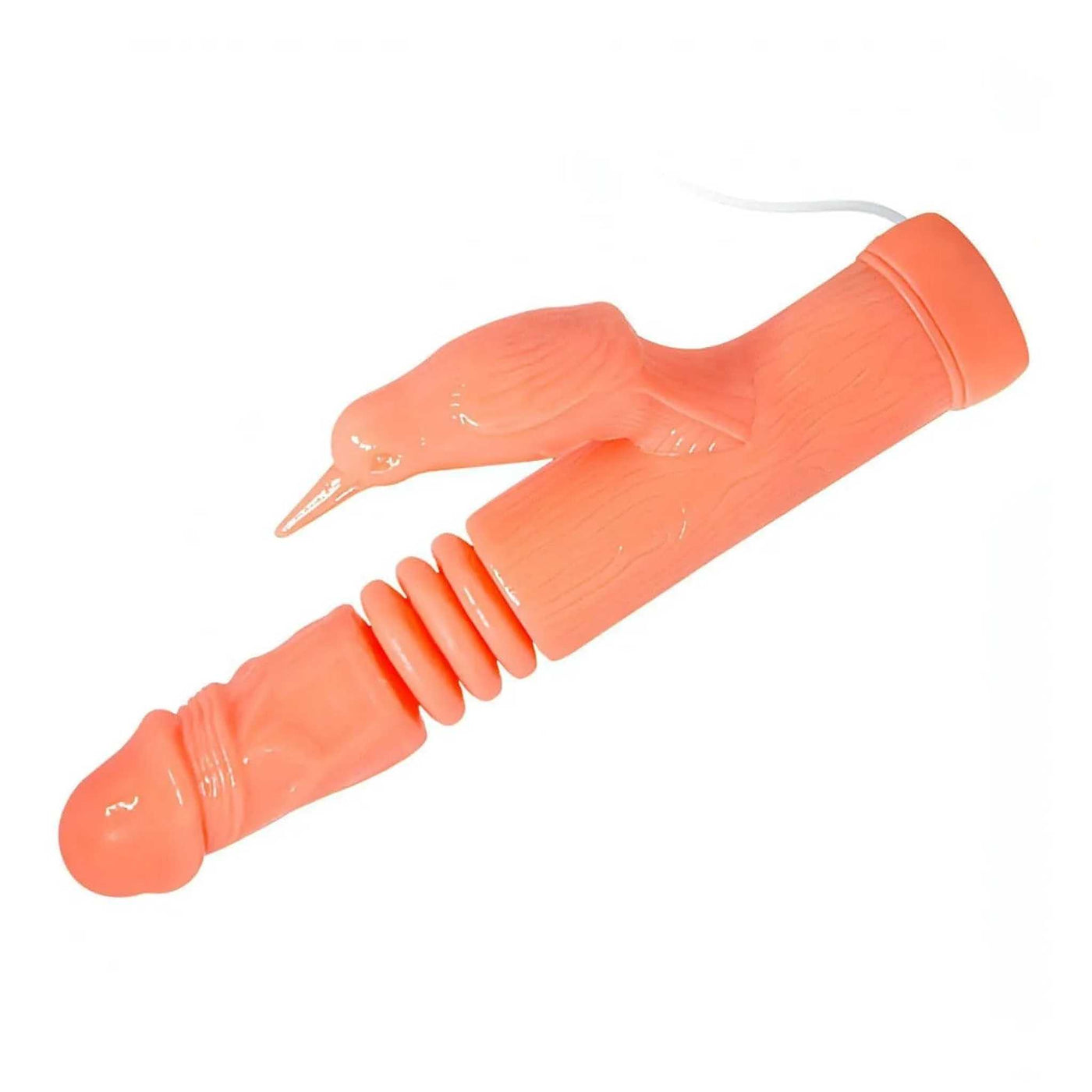 Vibratore Rabbit con Rotazione e UP & Down - Rosa Carne