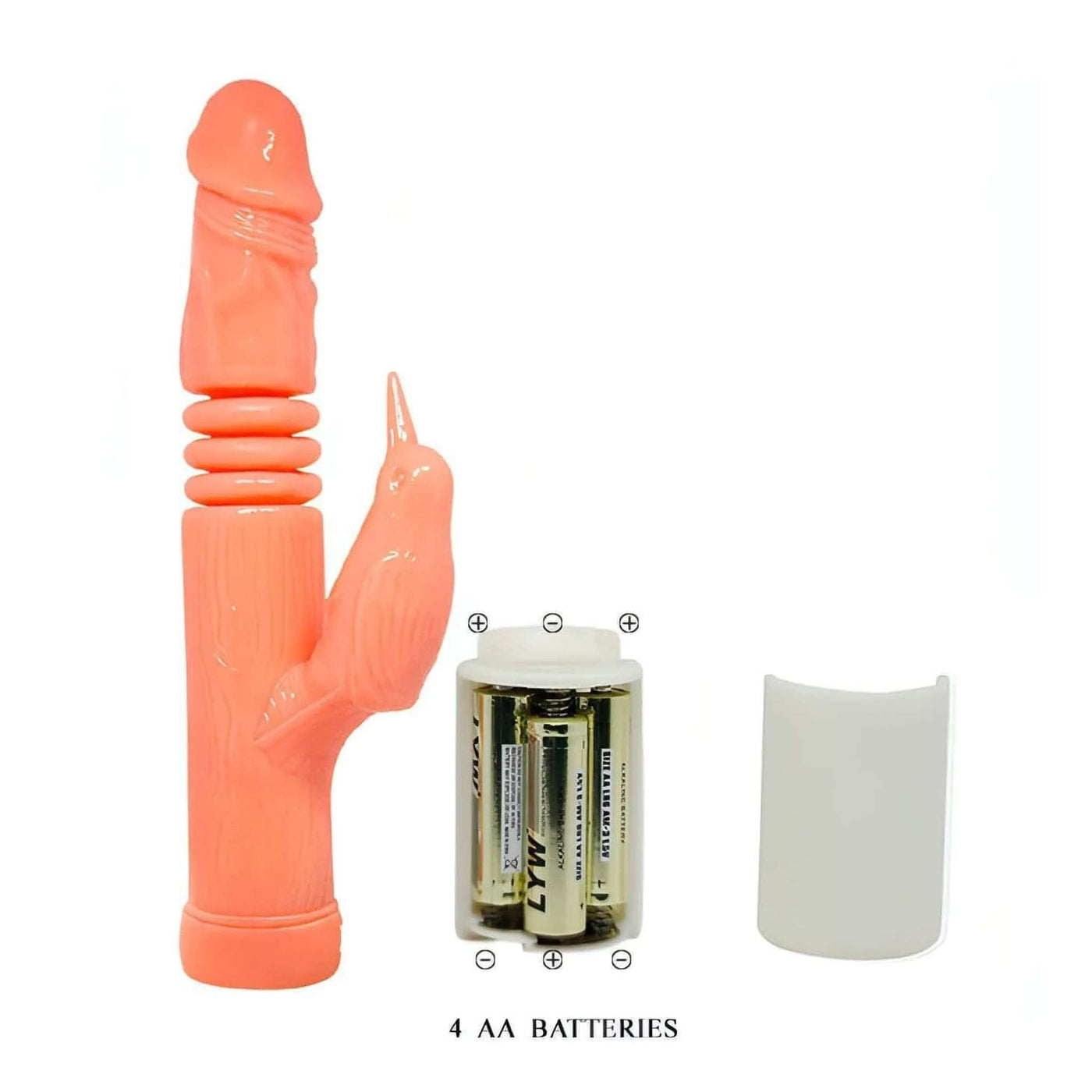 Vibratore Rabbit con Rotazione e UP & Down - Rosa Carne