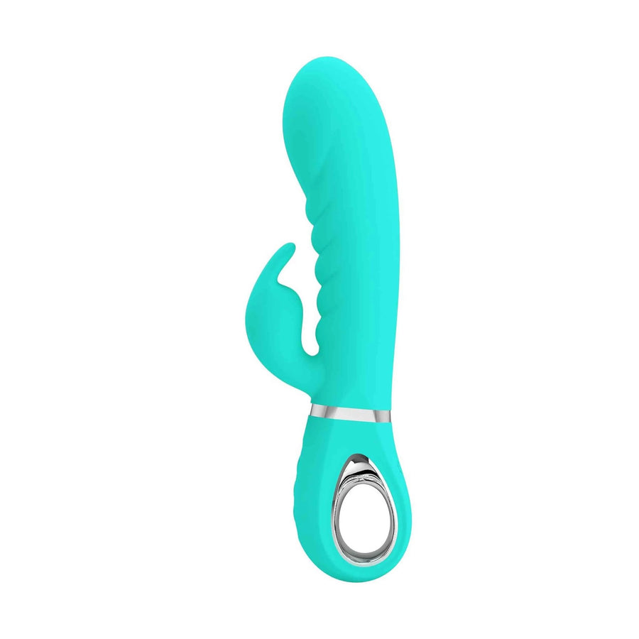 100% Medical Silicone Rabbit Vibrator with Extra Stimulating Grooves