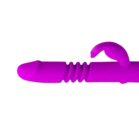 ROTEGANTE VIBRADOR DE Conejo arriba y abajo - 4 modos de rotación, 12 modos de vibración, recargables.