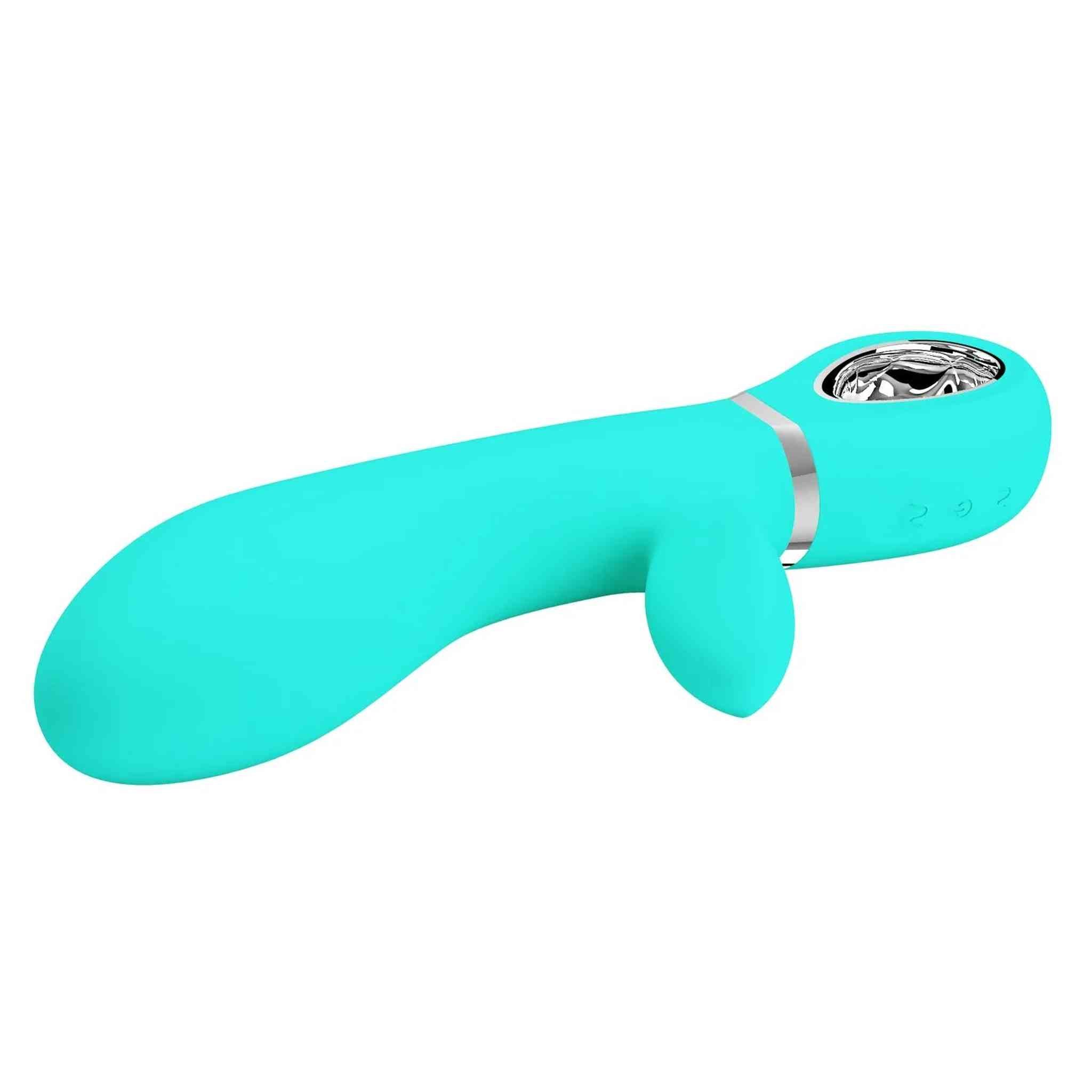 Vibratore Rabbit in 100% Silicone Medicale con 12 diverse modalità di vibrazione, Ricaricabile
