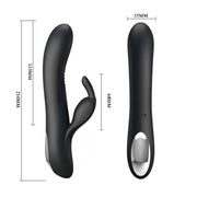 Vibratore Rabbit in Silicone Con Vibrazione e Tickling