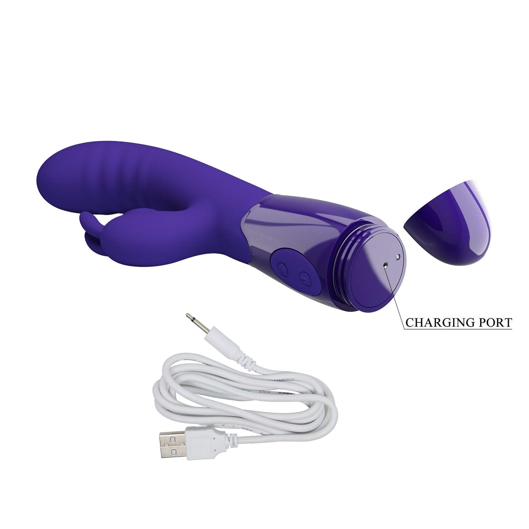 Vibratore Rabbit in Silicone Medicale con 30 diversi programmi di vibrazione e funzione di licking cliorideo