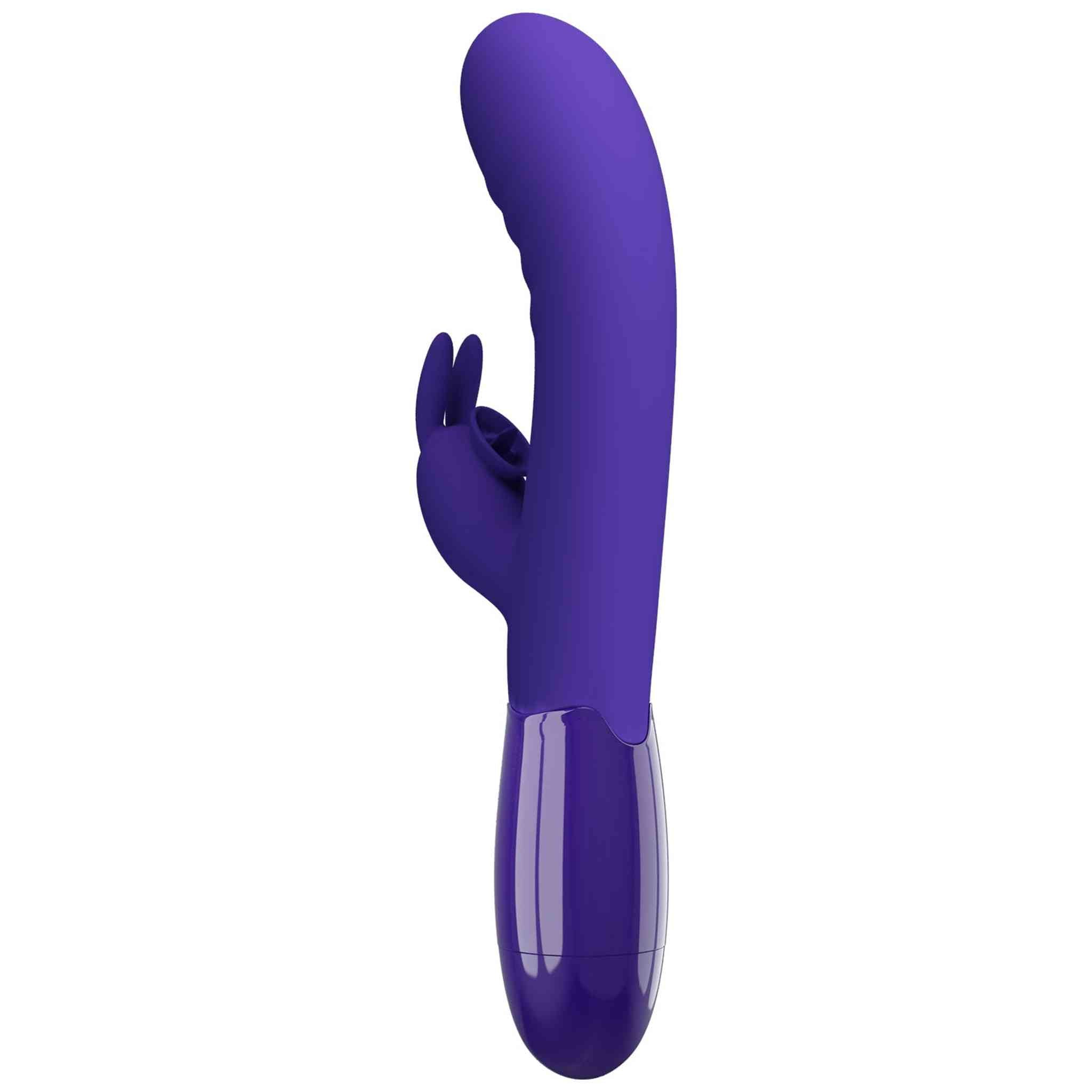 Vibratore Rabbit in Silicone Medicale con 30 diversi programmi di vibrazione e funzione di licking cliorideo