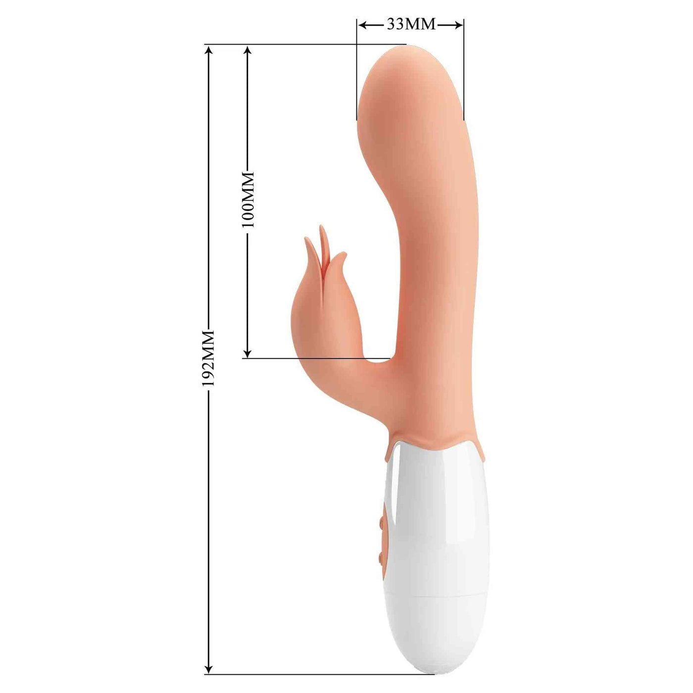 Vibratore Rabbit in Silicone con 30 modalità di vibrazione