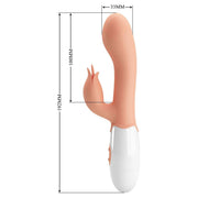 Vibratore Rabbit in Silicone con 30 modalità di vibrazione