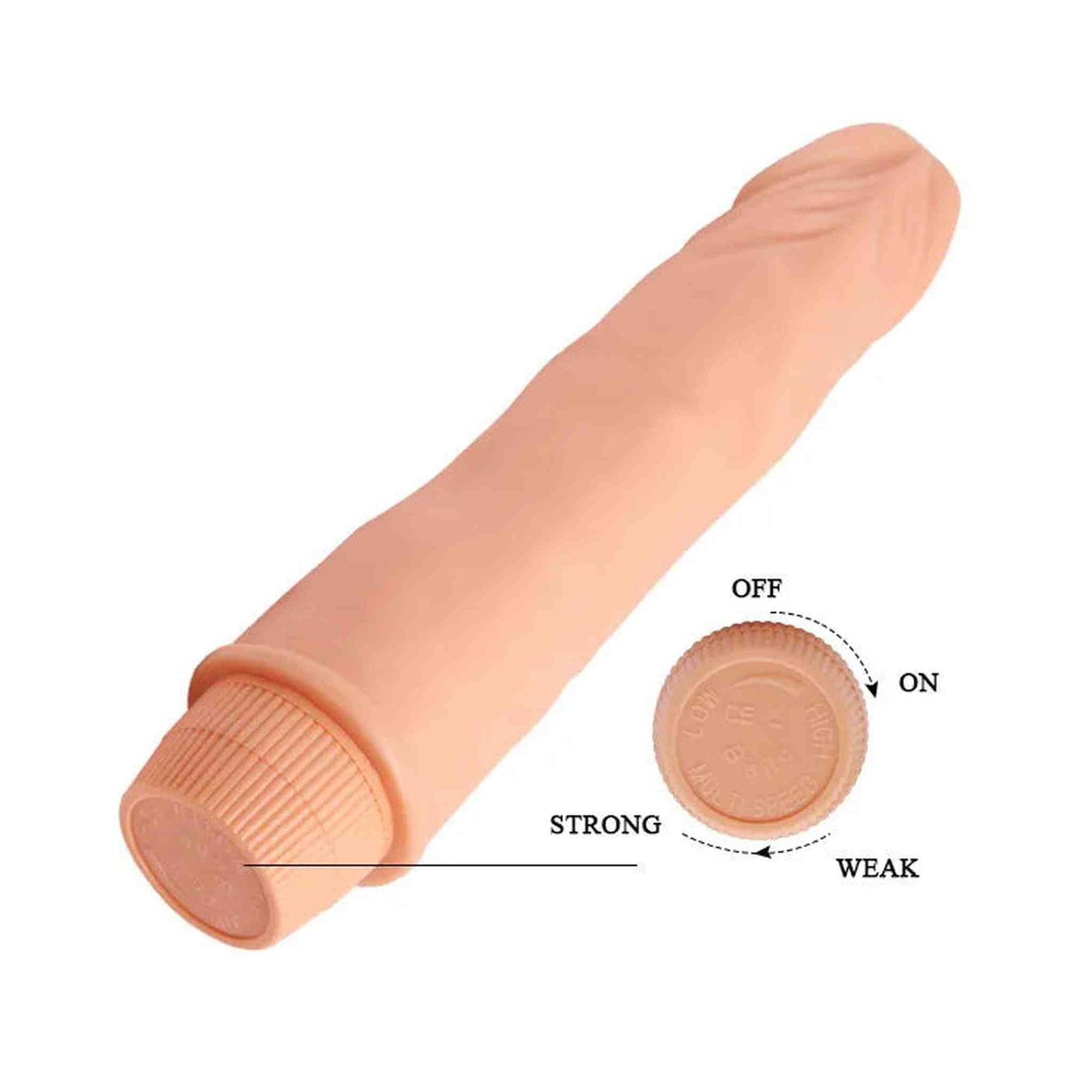 Vibratore Realistico Multivelocità Barbara Dwarf 21.5 cm