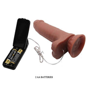 Vibratore Realistico Scappellabile 18.5 cm