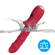 Vibratore Riscaldante con Spinta e Fingering
